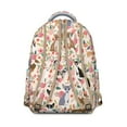 thumbnail image 3 of Compact Travel Backpack with Puppy and Bone Design Lightweight School Bag Cute Small Backpack for School, 3 of 6