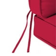 thumbnail image 4 of Jordan Manufacturing 45" x 22" Pompei Red Outdoor 2-Piece Attached Deep Seat Cushion, 4 of 9