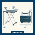 thumbnail image 4 of GCI Outdoor Compact Camp Table 20 Lightweight Folding Side Table, Teal, 4 of 11