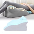 thumbnail image 3 of Almohada De Embarazo Para La Cama, Apoyo De La Espalda Baja Y Abdomen, Alivio De La Fatiga Del Cuello, Lectura De Uso De Teléfonos Confort Confort Ajustable Para Viajar En El, 3 of 7