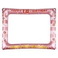 thumbnail image 1 of SHISUYAN 1 Pc Birthday Inflatable Photo Frame PVC Party Photo Props Supply for Age 18, 1 of 8