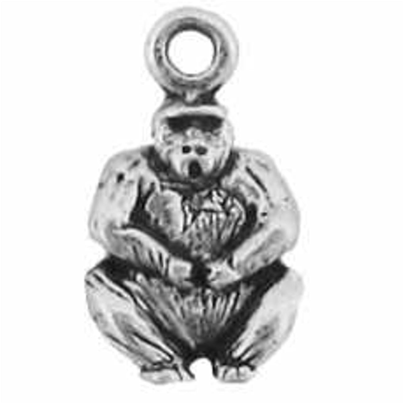 18" or 24" Inch Chain Necklace & Gorilla Pendant Charm Primate Monkey Gift