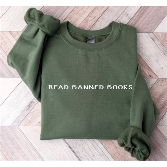 Read Banned Books Sweatshirt, Reader Sweatshirt, Book Nerd Sweatshirt, For Book Lover, Bookworm Sweatshirt, Book Reader Sweatshirt Tshirt All Size S-5XL