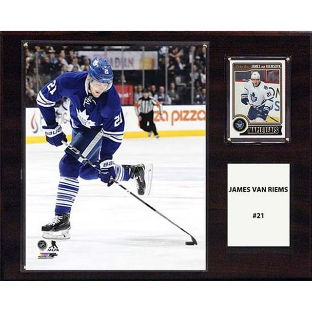 CandICollectables 1215JVRTOR NHL 12 x 15 Po. Plaque de Joueur James Van Riemsdyk Toronto Maple Leafs