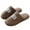 Brown, variant on KYAIGUO Women's Men Slippers Slip on House Slippers Warm Memory Foam Slippers Scuff Outdoor Indoor Winter Warm Shoes Plush Bedroom Shoes Home Slippers, Autumn Winter Slippers Home Couples