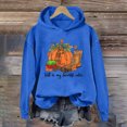 thumbnail image 2 of WEAIXIMIUNG Sweat-Shirt Maman Grande Taille Zip Up Imprimé Citrouille de l'Action de Grâce Hoodie Décontracté pour Femmes Pull d'Automne Confortable pour Rassemblements d'Automne, 2 of 3