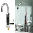 thumbnail image 1 of Electric Heating Water Faucet Tap, Stainless Steel, Energy & Water Save, Temperature Display, Rapid Heating, 360 Degree Rotatable For Home Bathroom, 1 of 8