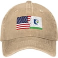 thumbnail image 2 of Flag of Union County, North Carolina and America Baseball Cap for Men Women Adjustable Vintage 100% Washed Cotton Dad Hat, 2 of 7
