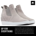 thumbnail image 2 of Bota Sorel Out N About Slip-On Wedge para mujer, color gris cromado 8.5, 2 of 6
