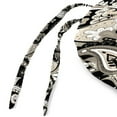 thumbnail image 6 of Jordan Manufacturing 16" x 18" Tamil Idyllic Black Paisley Rectangular Outdoor Chair Pad Seat Cushion with Ties and Hanger Loop (2 Pack), 6 of 10