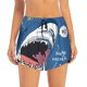 thumbnail image 2 of Balery Great White Shark Pantalones cortos deportivos para mujer con forro y dos bolsillos, elásticos, para entrenamiento, gimnasio, yoga-Medium, 2 of 7