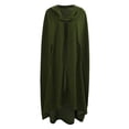 thumbnail image 4 of Hooded Cloak,Button Costume Winter Cloak Women Cloak Button Women Winter, 4 of 5