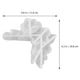 thumbnail image 2 of unbranded 1Ud Silicona Flores Hojas Para Pared Manualidades Flexible Transparente, 2 of 8