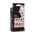 thumbnail image 6 of Marilyn Monroe x KISS Limited Edition Medium Coffin Glue-On Nails, Red/Black, 28 Pieces, 6 of 8