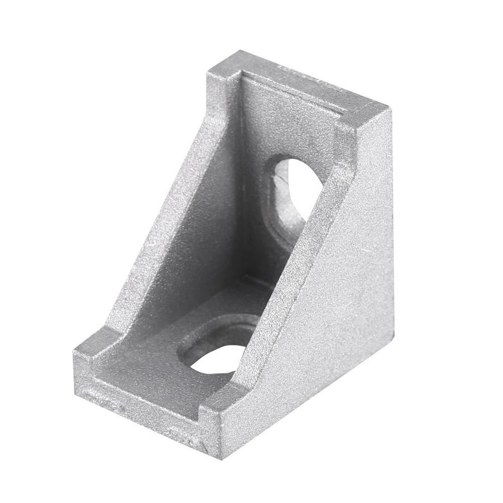 Tebru Aluminum Angle Bracket,10pcs Aluminum Alloy L Shape Corner