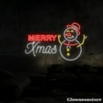 thumbnail image 4 of Glowneon Merry Xmas Neon Sign, Merry Christmas Led Sign, Custom Snowman Neon Light, 4 of 5
