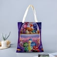 thumbnail image 2 of Inside Out Bolso de tela con estampado de lienzo para mujer, bolsa de compras reutilizable y estética, con cremallera interior, regalo para mujer,40*40cm., 2 of 6
