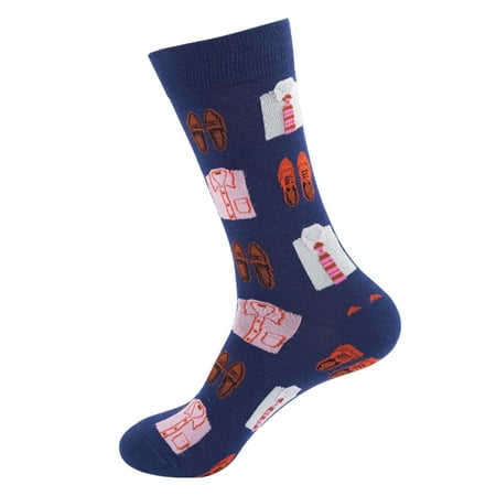 

5 pair Women Socks Print Socks Gifts Cotton Long Funny Socks For Women Novelty Funky Cute Socks Color Random