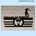thumbnail image 5 of Handmadetneonsign Badminton Medal Hanger, Badminton Player Metal Holder, Sport House Metal Wall Decor 037946, 5 of 5