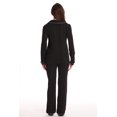 thumbnail image 2 of #FollowMe Womens Rayon-Spandex Pajama Pant Set  Sleek, Comfortable Sleepwear, 2 of 3