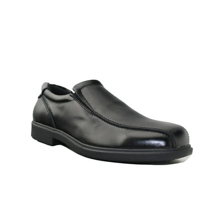 Tanleewa Men s Waterproof Leather Shoes Non Slip Casual Pull On Loafers Shoe Size 8.5 Adult Male