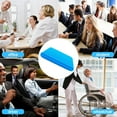 thumbnail image 4 of Philowng Gel Seat Cushion, Extra Large Thick Breathable Chair Pad for Office Chair, Wheelchair, and Car, Blue, 4 of 7