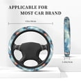 thumbnail image 3 of Vsdgher Sea Marine And Lighthouse Pattern Elastic Car Steering Wheel Cover,Car Wheel Cover Protector Car Accessory for Steering Wheel with a Diameter of 14.5"-15", 3 of 6
