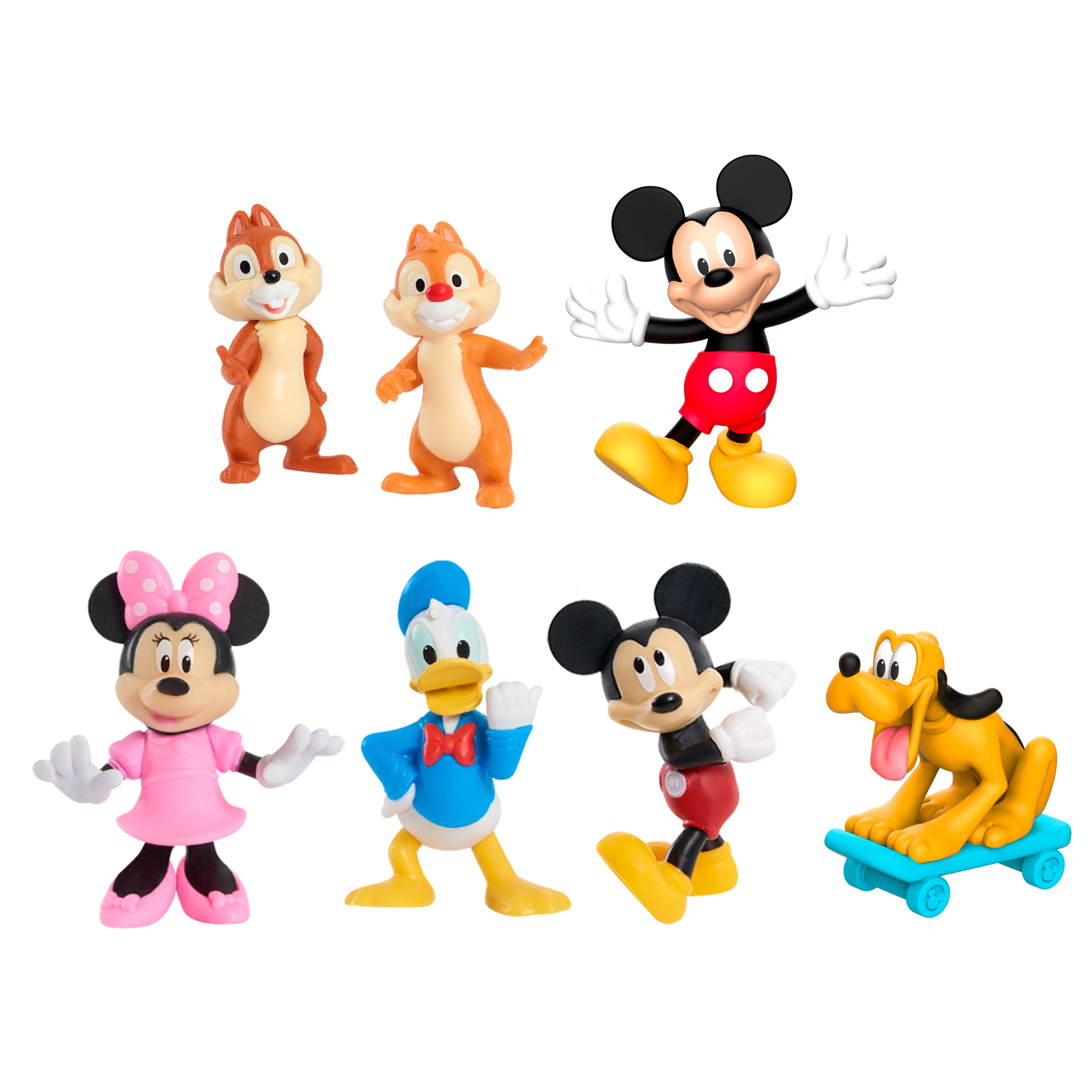 Disney Junior Minnie Mouse 7-Piece Figure Set, Kids Toys for Ages 3 Up, Size: 11.75 inches; 2.0 inches; 6.0 Inches