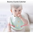 thumbnail image 4 of Juego de 2 baberos de silicona para bebé, sin BPA, impermeables, suaves, duraderos, ajustables, para bebés y niños pequeños Ormromra HMHZ572, 4 of 9