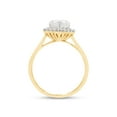 thumbnail image 4 of 1 4/5 Carat Pear shape Lab Grown Created Diamond Solitaire Halo Promise Wedding Engagement Ring 14K Yellow Gold Jewelry For Women (1.80 cttw, Color-G-H, Clarity-VVS1) EGL Certified Ring Size - 4.5, 4 of 6