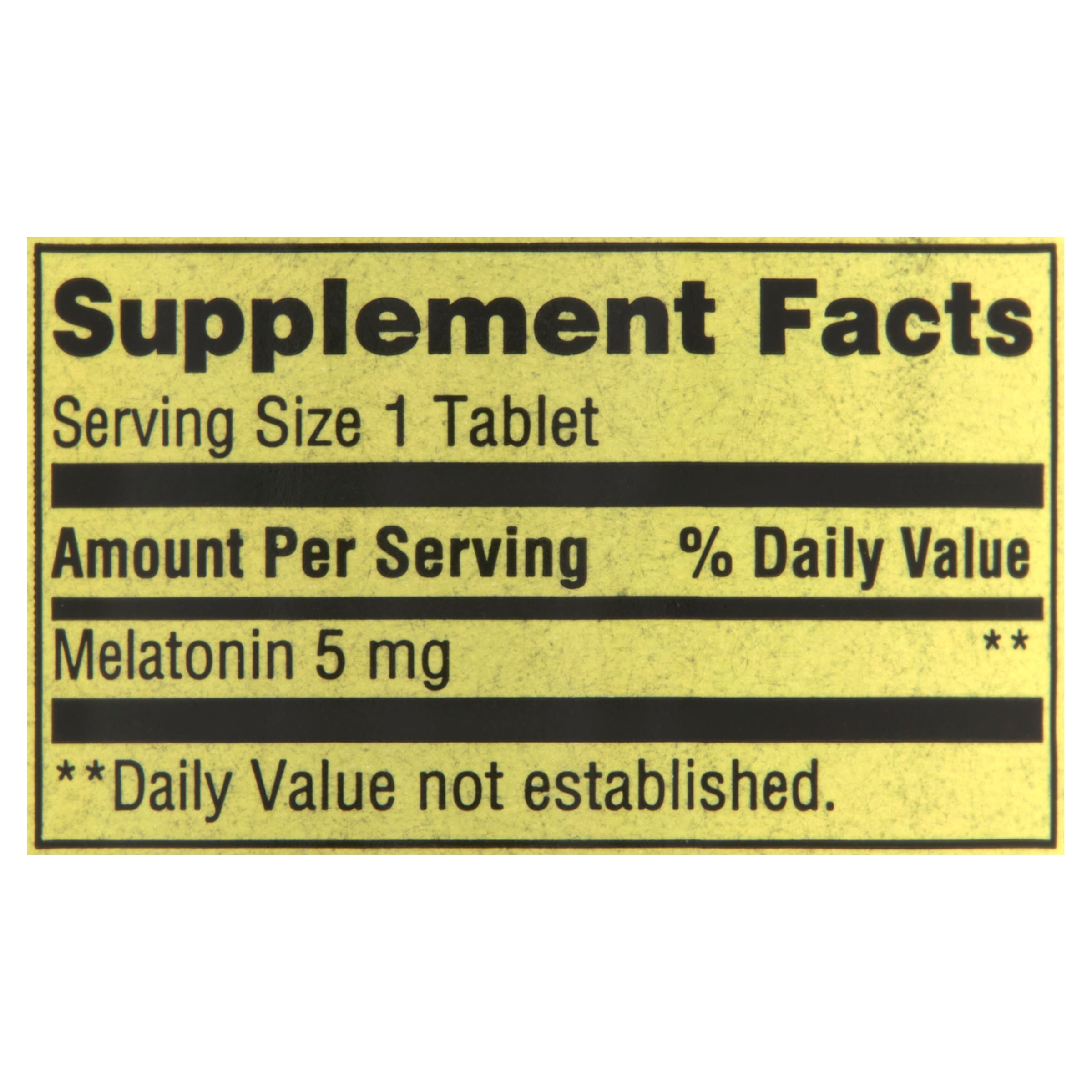 Spring Valley Melatonin Dietary Supplement Twin Pack, 5 mg, 120 Count, 2 Pack