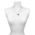 thumbnail image 2 of Delight Jewelry Silver-tone Pink Heart with Nurse Hat - Silvertone Senior Class of 2026 Dome Necklace, 18", 2 of 5