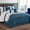 Dark Green, variant on LANCO MODERN LIFESTYLE 7 Piece Comforter Set, King, Brown Geometric Clip Design, 100% Polyester, Luxury All Seasons Bed Set Includes Comforter, Bed Skirt, Pillow Shams, and Decorative Pillows