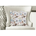 thumbnail image 4 of Ambesonne Colorful Throw Pillow Cover 2 Pack, Seashell Coral Reef, 16", Multicolor, 4 of 6