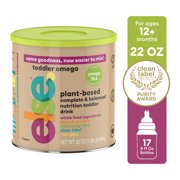 (2 pack) Else Nutrition Toddler Formula w/ Omega 3&6 - Dairy & Lactose Free, Plant-Based (22oz, 1-Pack)