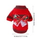 thumbnail image 3 of Ropa de Navidad para mascotas y gatos | Falda camisa de poliéster navideña | Diseño de alces copos de nieve | Conjunto festivo cálido y cómodo | 1 Pieza | Rojo Verde | Razas pequeñas, 3 of 6