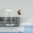 thumbnail image 2 of Mesita de noche,Mesa auxiliar de acrílico transparente,mesa auxiliar transparente de 2 niveles,Mesa pequeña de acrílico,mesita de noche pequeña,compacta,Estatua de cerámica,Juego de, 2 of 8