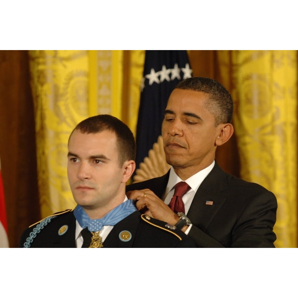 President Obama Presents The Medal Of Honor To Staff Sergeant Salvatore Giunta For Valor And Saving The Lives Of His