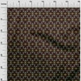 thumbnail image 3 of oneOone Cotton Jersey Chocolate Brown Fabric Geometric Craft Projects Decor Fabric Printed By The Yard 58 Inch Wide, 3 of 4