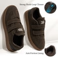 thumbnail image 4 of Ecetana Walking Shoes for Women Casual Shoes with Lace-Up Suede Low-Top Sneakers, 4 of 5