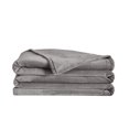 thumbnail image 4 of Truly Soft Velvet Plush 100% Microfiber Polyester Family Throw Blanket in Grey, All Season, Adult Size, OEKO-TEX Certified, 4 of 7
