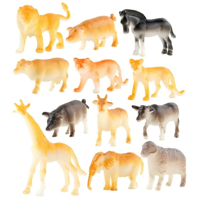 Figuras de animales Zulema juguetes de la selva para suministros regalo de cumpleaños