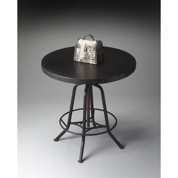 Butler Specialty Company Englewood Round 29"W Iron Metal Pub Table