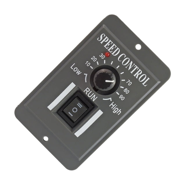 Riwesomey 12V 24V 36V 48V 6A PWM DC Controlador de velocidad del motor Interruptor reversible Regulador de velocidad Controlador de velocidad Herramientas manuales