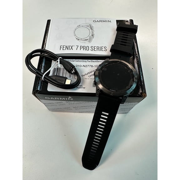 Garmin fenix 7 Pro Sapphire Solar Edition - Carbon Gray DLC Titanium (51 mm)