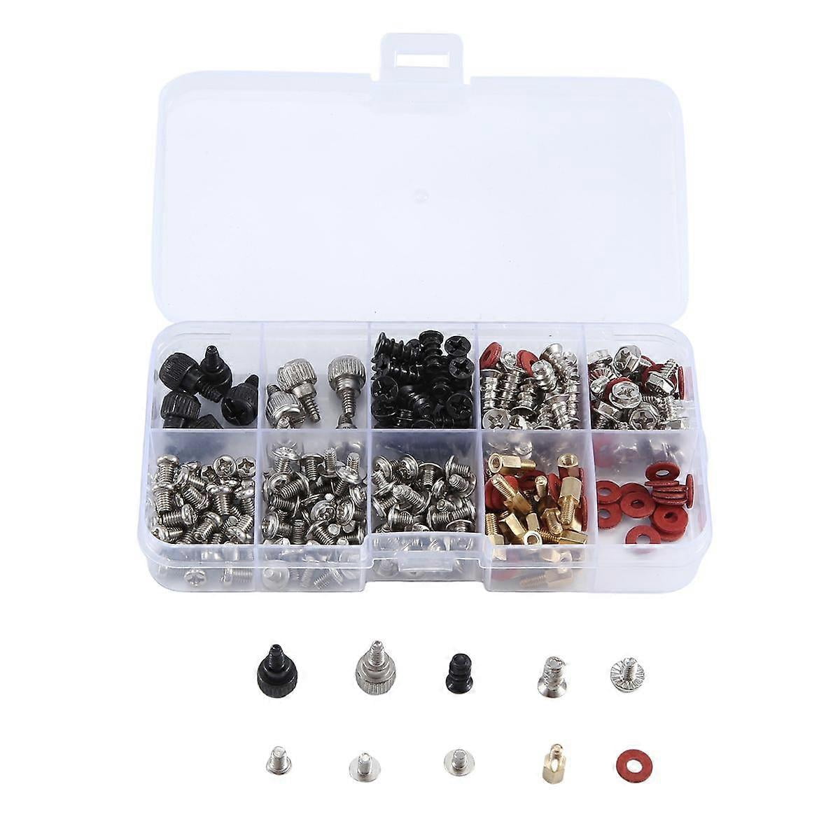 280PCS Computer Screw Standoffs Kit M3.5 M5 DIY Motherboard Mount Screw ...