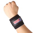 thumbnail image 2 of ejercicio Ajustables Muñequera Wrap Vendaje Soporte Gimnasio Correa Muñequera, 2 of 8