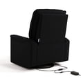 thumbnail image 6 of Storkcraft Santos Power Recliner - Black Boucle, 6 of 14