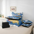 thumbnail image 4 of Queen Comforter Set for Kids,7 Pieces Farmhouse Chick Bedding Sets Queen Bed in a Bag with Reversible Rustic Bed Set,Chicken Comforter, Sheets, Pillowcases and Shams, 4 of 5
