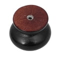 thumbnail image 4 of Uxcell Home Furniture Drawer Wooden Wood Pull Knob Grab Handle Black 33mmx25mm 10Pcs, 4 of 6